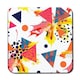 image 8 of Autumn Flowers & Geometrics Collection (Coaster)