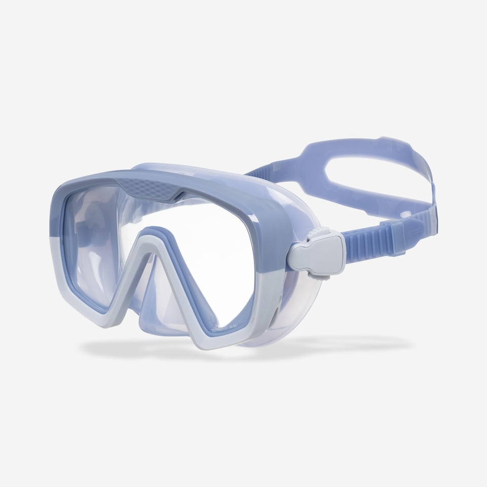 image 1 of Decathlon Anti-Fog Diving Mask 100 With Silicone Strap