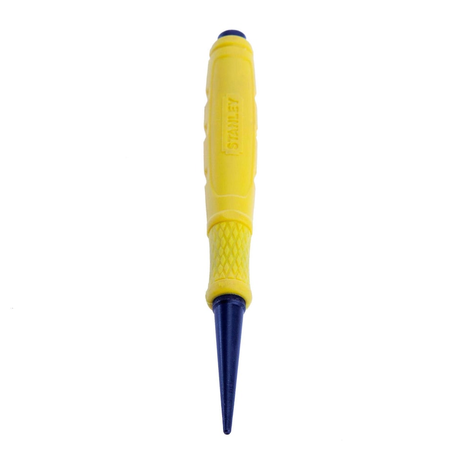 image 1 of Stanley Dynagrip Nail Punch | Yellow | Yellow | 0.8mm | 1