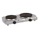 image 3 of EMtronics 2500W Double Plate Stove - Silver
