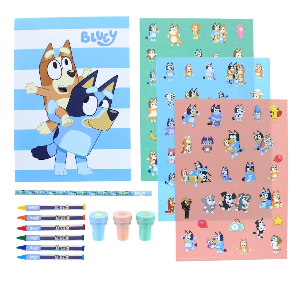 image 1 of Bluey Stick & Stamp Set