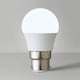 image 2 of ValueLights 10 Pack B22 White Globe Light Bulbs | White
