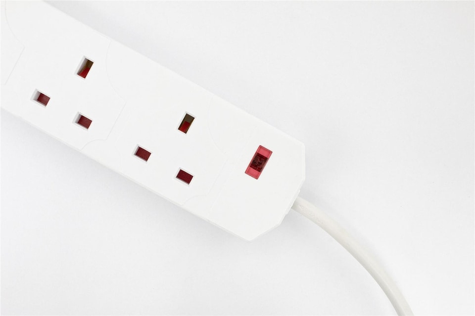 image 1 of Daewoo 4 Gang 5m Extension Lead | White