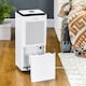 image 9 of HOMCOM 16LDay 3500mL Portable Quiet Dehumidifier with Air Purifier Filter, 24H Timer, 5 Modes, Electric Moisture Air Dehumidifier for Home Laundry Basement, White