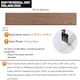 image 5 of NOVECRAFTO Self Adhesive Vinyl Floor Planks – Peel & Stick Flooring – Light Brown Wood Effect – Easy DIY Installation – Durable & Waterproof Tiles Brown | 5 sqm