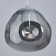 image 4 of BHS Wilder Ceiling Pendant with Smoked Glass Shade, Chrome