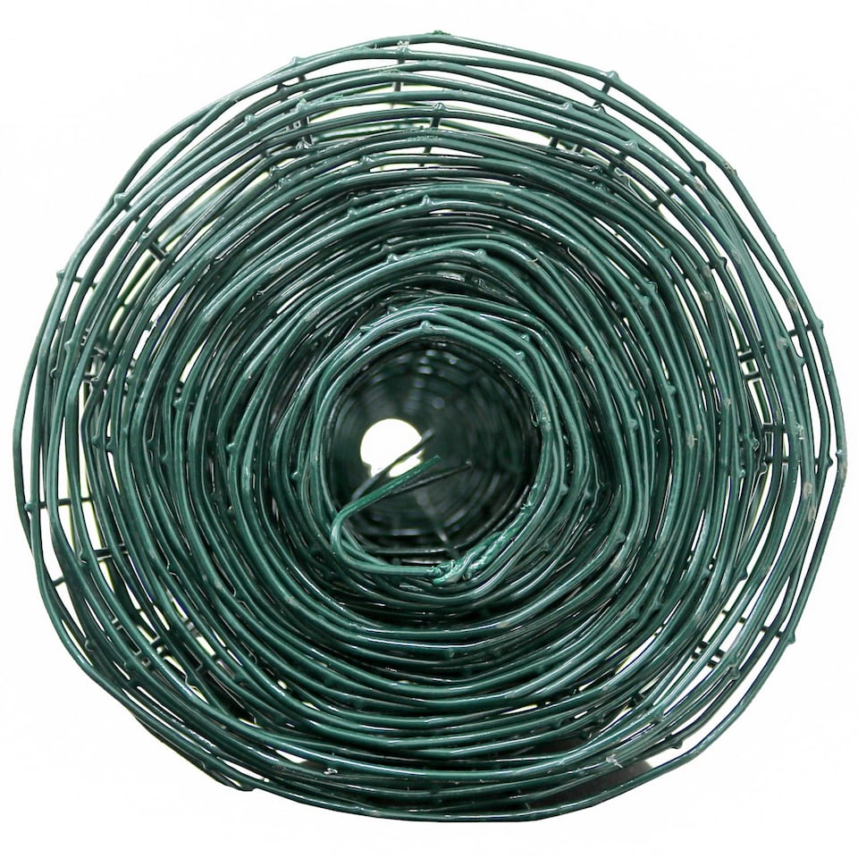 image 1 of 1.2m x 10m Green PVC Coated Galvanised Steel Wire Mesh Fencing | Green | 1