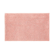 Chenille Bobble Bath Mat Non-Slip 50 x 80cm - Blush Pink