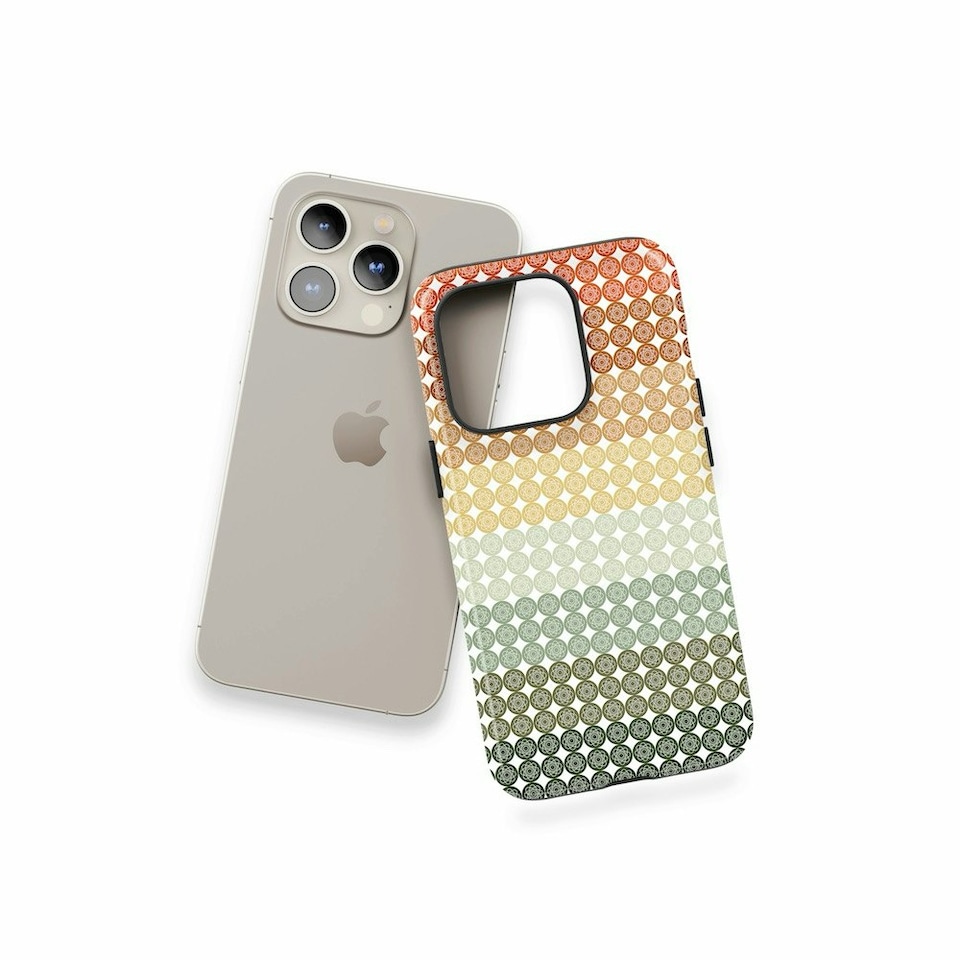 image 1 of Gradient Floral Stripe Phone Case | Green | Galaxy S24 Plus
Slim | Galaxy S24 Plus
Slim