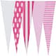 image 2 of Pink Mix Baby Shower Party Bunting 10m with 20 Pennants