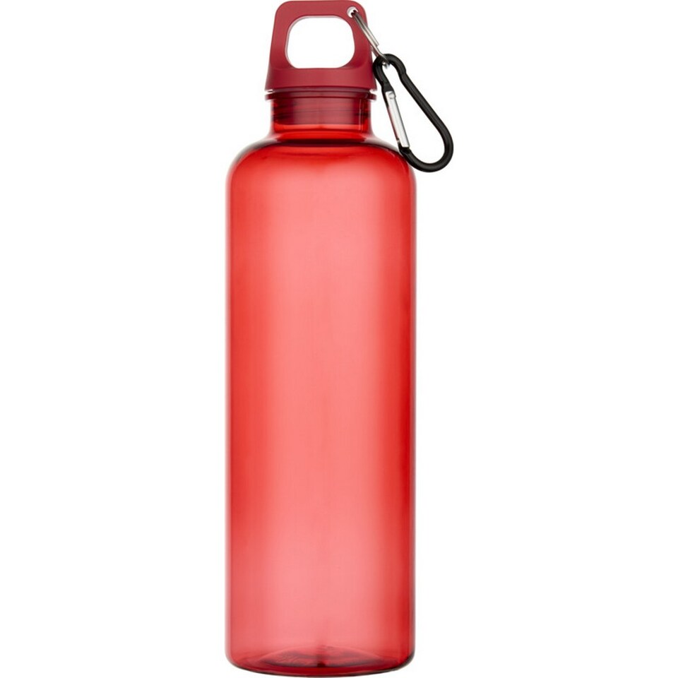 Floso Oregon Plastic Carabiner Clip 750ml Water Bottle | Red | Red | 1
