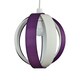 image 4 of ValueLights Purple Modern Fabric Globe Ceiling Pendant Light Shade