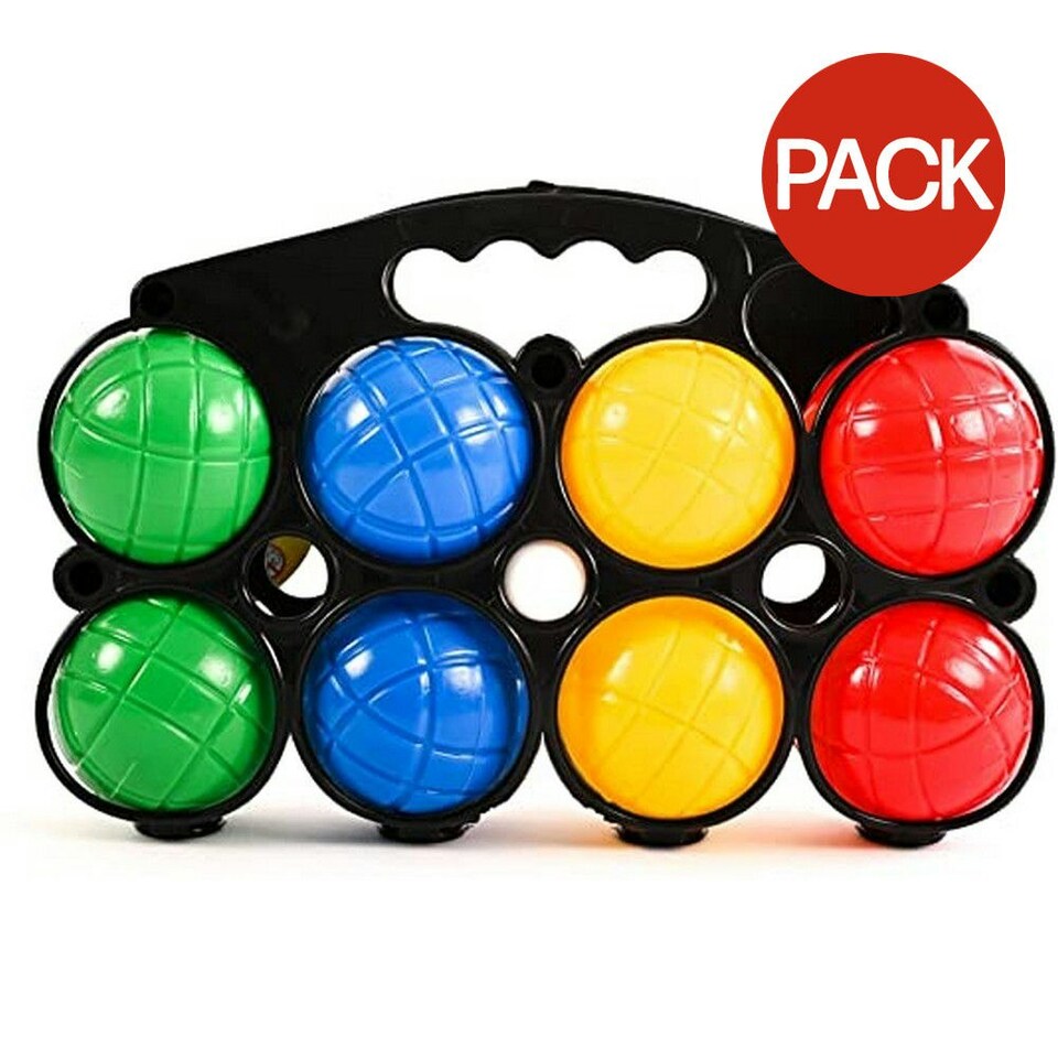 Carta Sport Plastic Boules Set (Pack Of 9) - Multicoloured - One Size