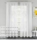 image 5 of Lima Gold Metallic Lurex Stripe Voile Panels - Pair 140 x 137cm (55x54") | Gold | Gold | 2