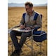 image 7 of Gr8 Garden Folding Directors Camping Chair Portable Seat with Side Table Storage Cooler Bag