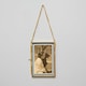 image 3 of Dia Gold Recycled Glass Hanging Photo Frame