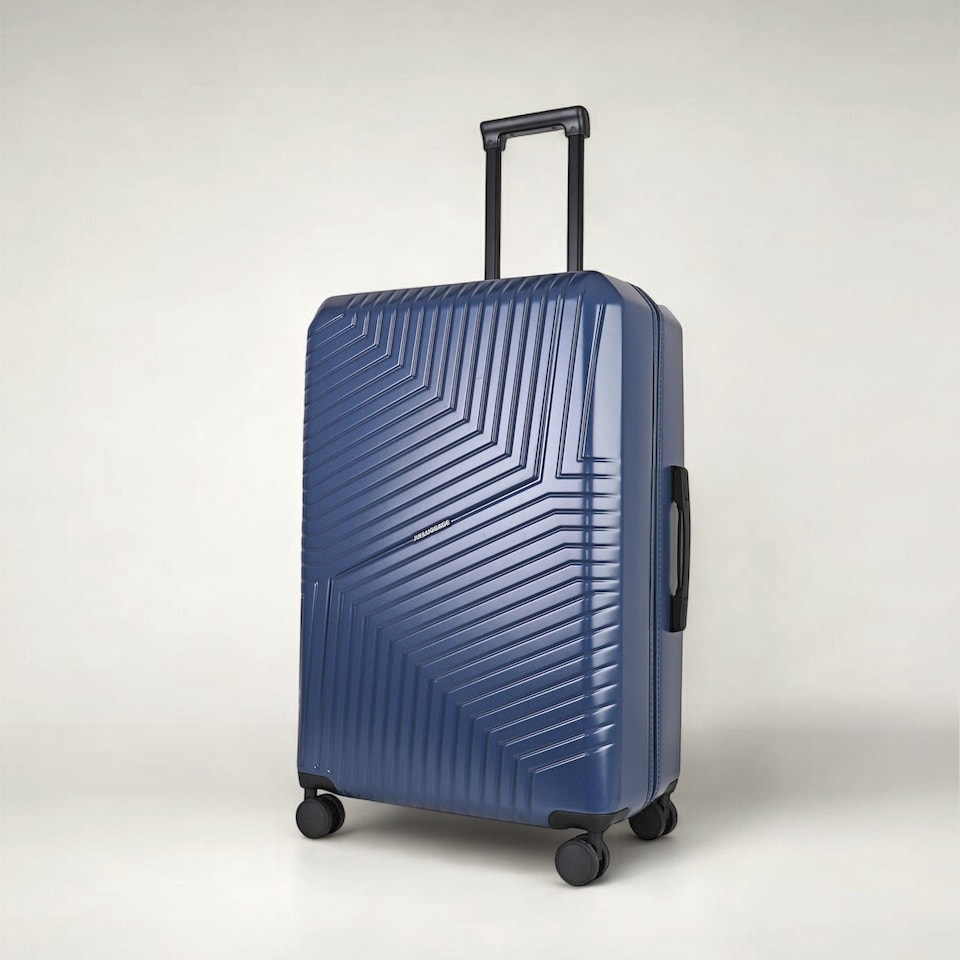 image 1 of Large Suitcase 28’ Inch Hard Shell Checked Luggage - Lightweight, Durable with Built-in Cupholder, TSA Lock, Dual Spinner Wheels
