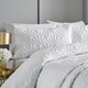 image 2 of Serene Cavali Duvet Cover Set White