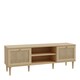 image 1 of Calasetta 2 Door 1 Shelf TV Unit in Rattan