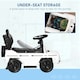image 4 of HOMCOM Kids Ride-on Push Car 3 in 1 Benz G350 Baby Floor Slider Walker, White