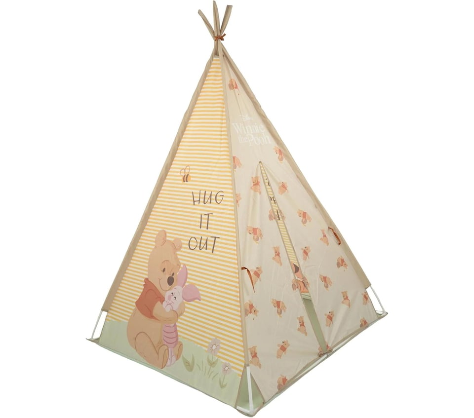 image 1 of Disney Winnie The Pooh Play Tent Kids Indoor Outdoor Teepee Den Toy Age 3+