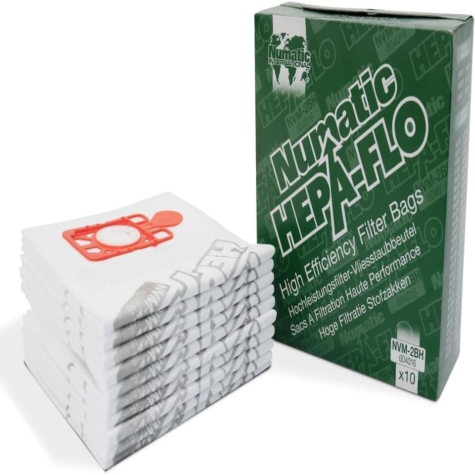 image 1 of Genuine George Charles Henry XL Vacuum Bags NVM-2BH HepaFlor Bags 604016