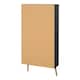 image 4 of Cumbria Shoe Cabinet 3 Flip Down Doors Dark Grey