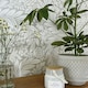 image 2 of Belgravia Florence Leaf Wallpaper - Grey - One Size | Grey