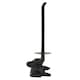 image 1 of Interiors By Premier Elegant Black Elephant Toilet Roll Holder, Classic Toilet Roll Holder For Washroom, Durable Roll Holder