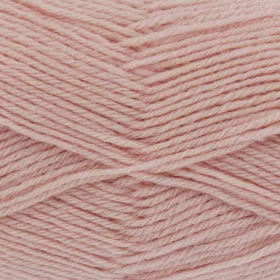 King Cole Pink Merino Blend 4 Ply Yarn (Value Pack 12 x 50g Balls) For Crochet, Knitting - 180m per ball