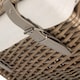 image 5 of Small Boutique Antique Wash Storage Laundry Basket With Lining | Grey | Grey