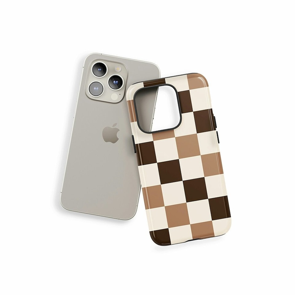 image 1 of Chocolate Check Phone Case | Brown | iPhone 15 Plus
Magsafe | iPhone 15 Plus
Magsafe