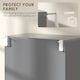 image 6 of HOMCOM Kitchen Cupboard Storage Cabinet Push Open Doors and Drawers, Grey