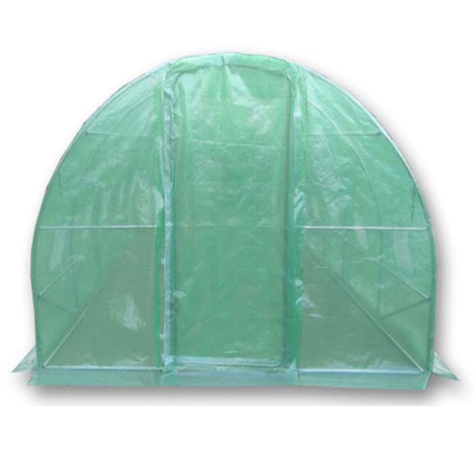 image 1 of 6m x 3m (20' x 10' approx) Pro+ Polytunnel Greenhouse - Green