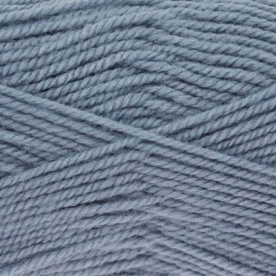 King Cole Blue Fashion Aran 400 Yarn (Value Pack 3 x 400g Balls) For Crochet, Knitting - 725m per ball