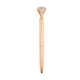image 1 of Rose Gold Diamond Topper Luxury Metallic Pen