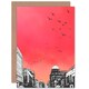 image 1 of Rooftop Birds Glasgow Scottish Scotland Card
