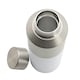 image 2 of XD Collection Fluid Recycled Stainless Steel 600ml Water Bottle - White - One Size White | One Size