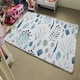 image 4 of Winter Branches & Leaves (Rug) Blue | Medium: 80x150cm