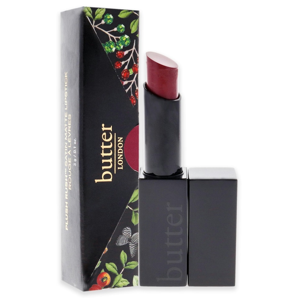 image 1 of Plush Rush Satin Matte Lipstick - Charmed by Butter London for Women - 0.1 oz Lipstick