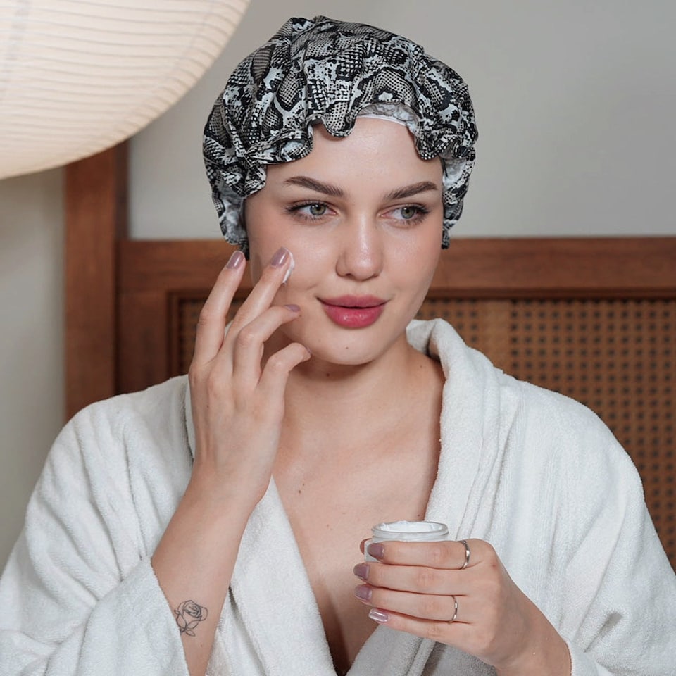 image 1 of SMUG Shower Cap - Snake Print