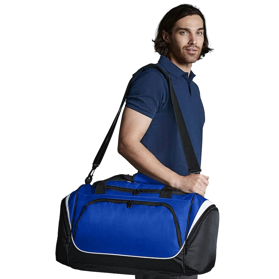 image 1 of Quadra Pro Team Duffle Bag - Royal Blue/Black/White - One Size