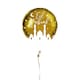 image 2 of Gold Eid Mubarak Round Foil Helium Balloon 51cm / 20 in | Gold
