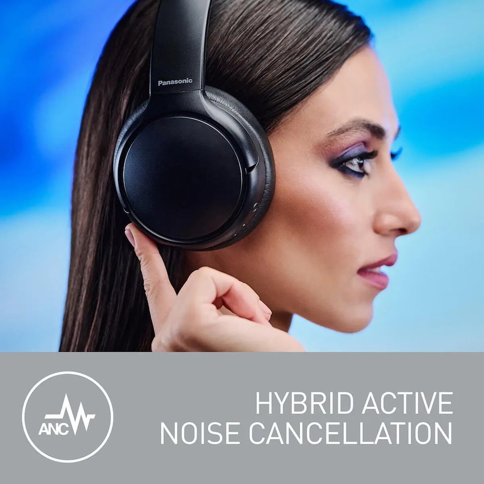 image 1 of Panasonic RB-M600B Wireless Stereo Headphones | Black