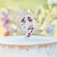 image 2 of Pressed Petal Number 9 Shaped Candle