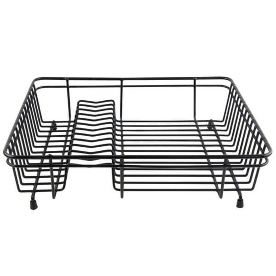 Apollo Large Black Wire Dish Drainer Black