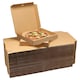 image 2 of 50 x Brown 12" (12.5 x 12.5 x 1.9") Cardboard Postal, Takeaways, Restaurants, Desserts & Pizza Take Out Boxes Brown