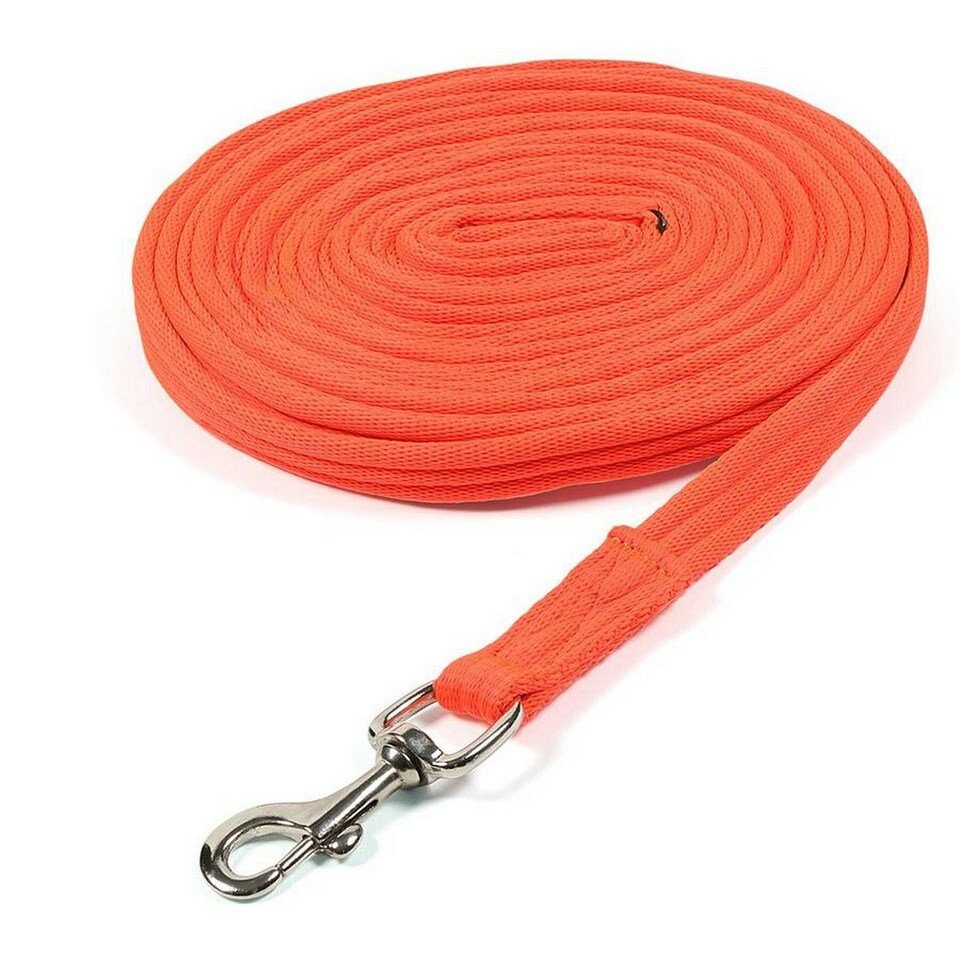 Wessex Web Horse Lunge Line - Orange - 8m
