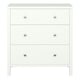 image 2 of Tromso 3 Drawer Chest Off White