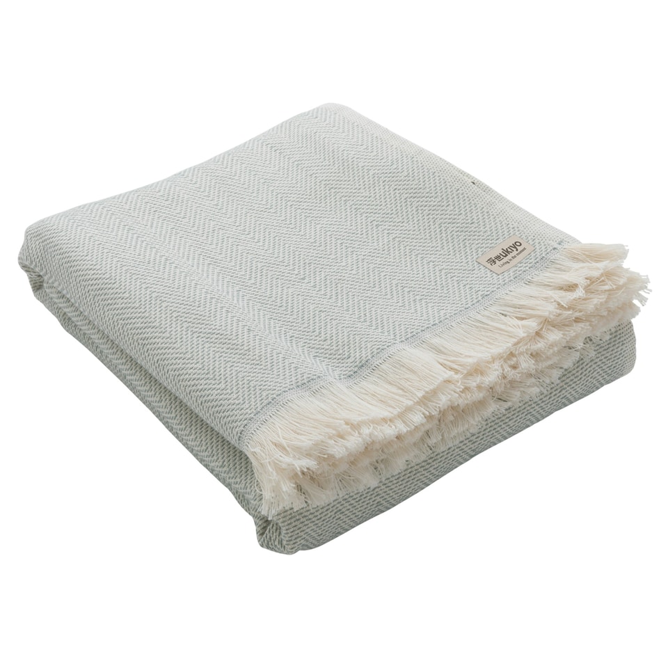 image 1 of Ukiyo HisakoAWARE 4 Seasons Towel - Green - One Size | Green